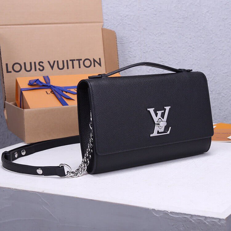 LV Lockme Clutch Purse - Image 3