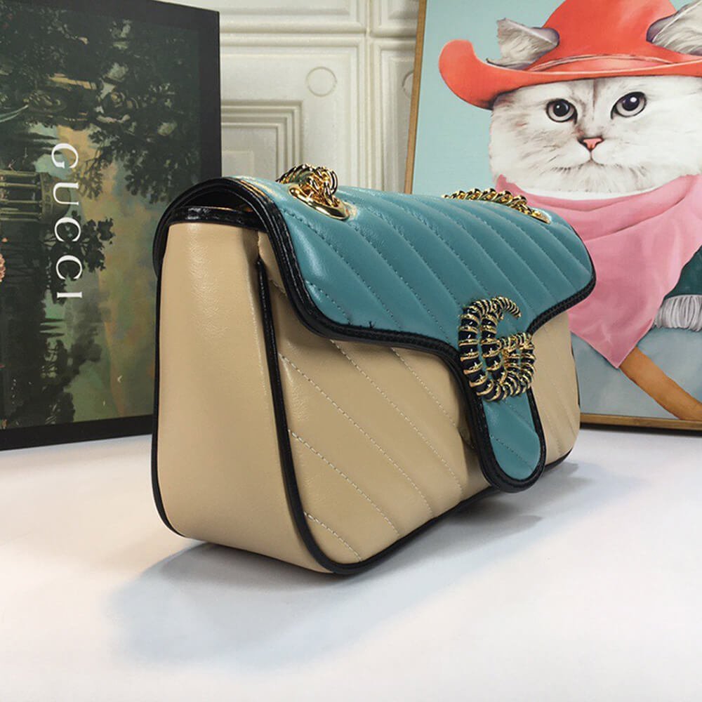 GG Marmont small matelasse shoulder bag - 画像3
