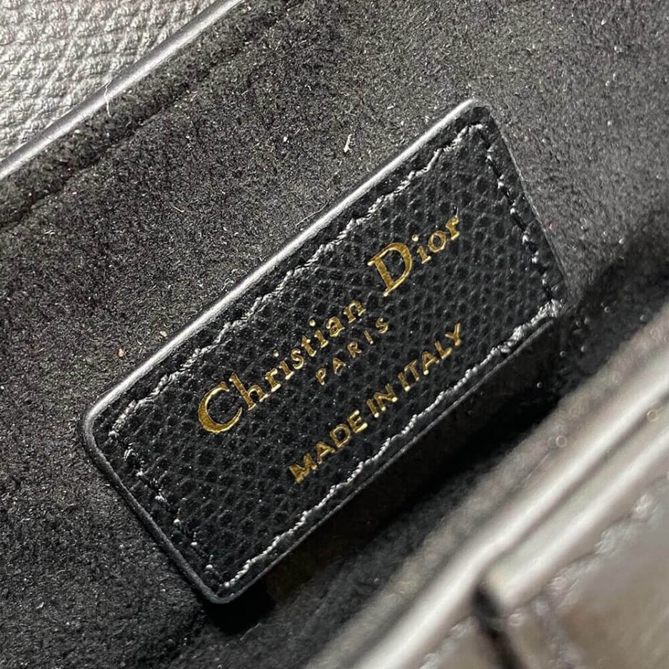 DIOR Mini Saddle Bag with Strap - صورة DIOR Mini Saddle Bag with Strap - صورة 7