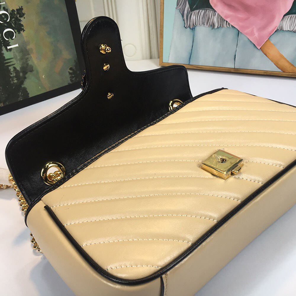 GG Marmont small matelasse shoulder bag - 画像7