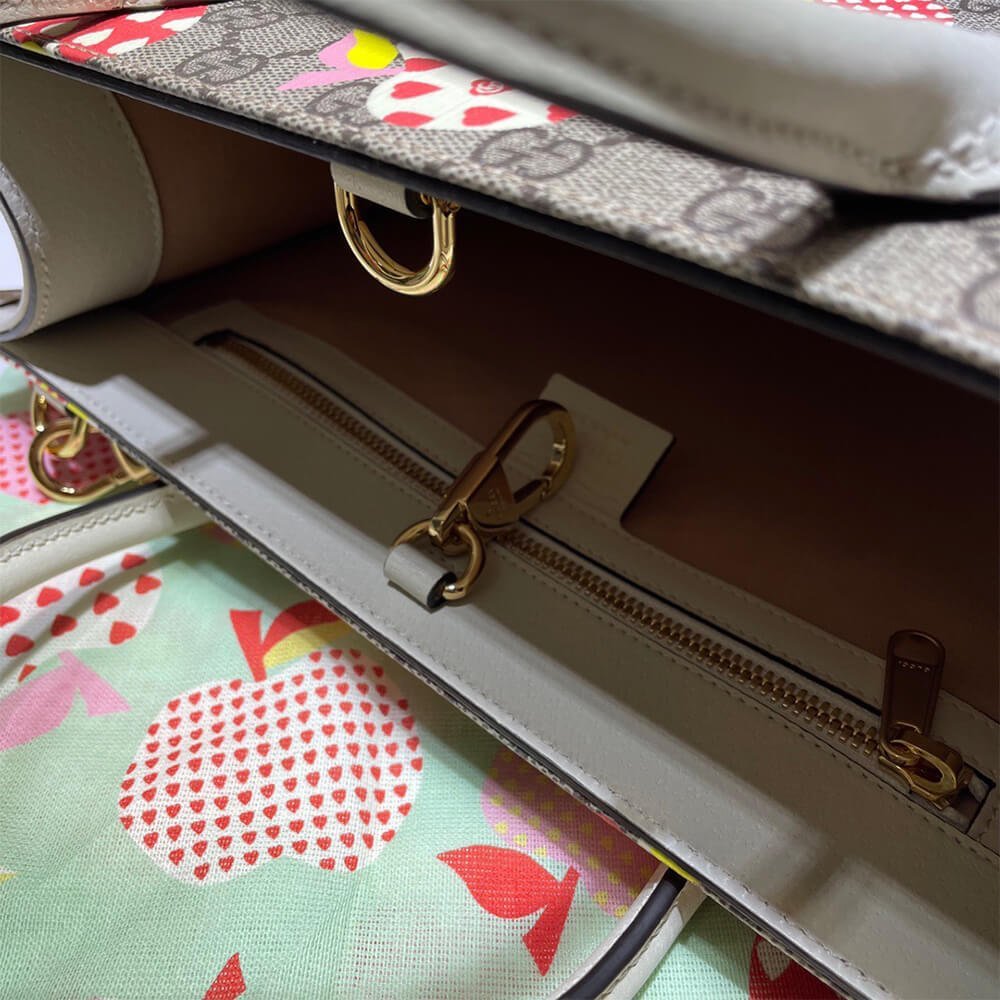 GG Multicolour small tote bag - изображение 7