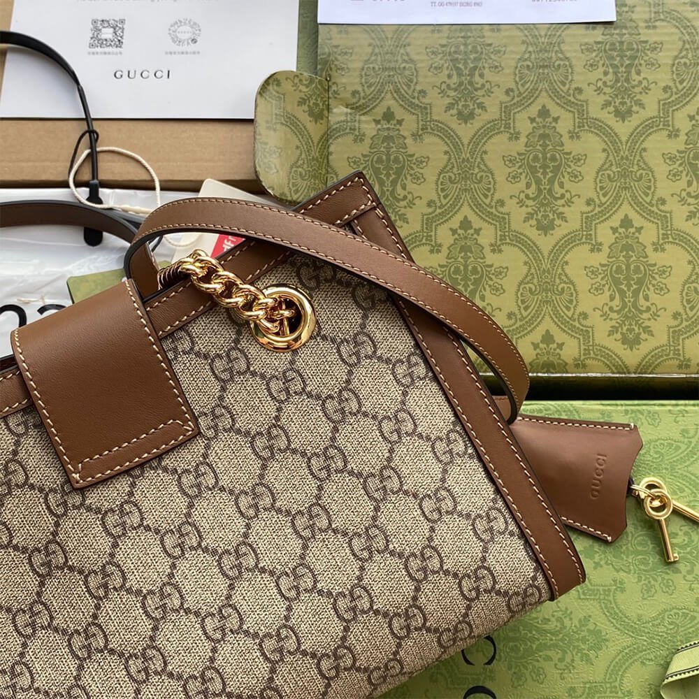 Padlock small GG shoulder bag - Image 7