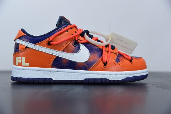 00F x Nike SB Dunk Low Orange Perple White CT0856-801 - Image 10