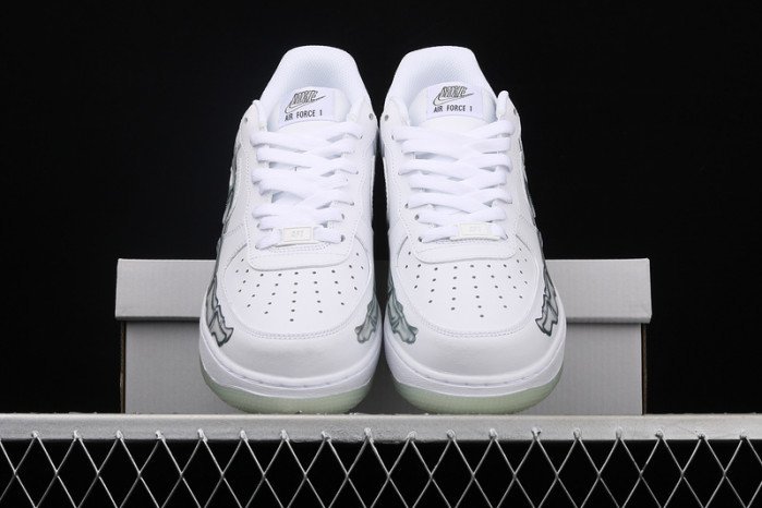Air Force 1 Low QS 'Skeleton' - Nike - BQ7541-100 - Image 8