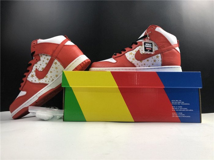 Nike Dunk High Pro SB Red Stars 307385-161 - صورة Nike Dunk High Pro SB Red Stars 307385-161 - صورة 19
