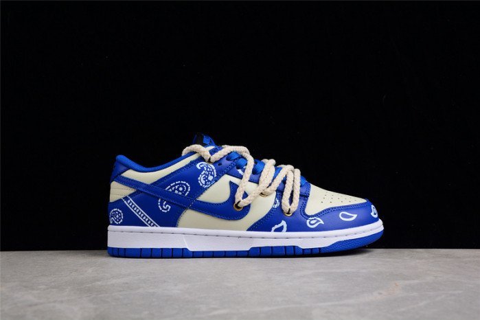 Nike Dunk Low Retro Black Hyper Cobalt DD1391-001 - Image 2