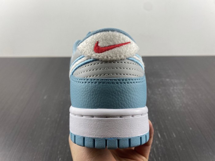 Nike Dunk Low Retro Fleece Swh Worn Blue FB1871-011 - صورة Nike Dunk Low Retro Fleece Swh Worn Blue FB1871-011 - صورة 4