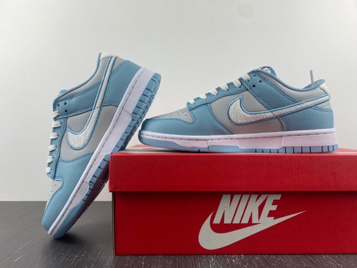 Nike Dunk Low Retro Fleece Swh Worn Blue FB1871-011 - صورة Nike Dunk Low Retro Fleece Swh Worn Blue FB1871-011 - صورة 13