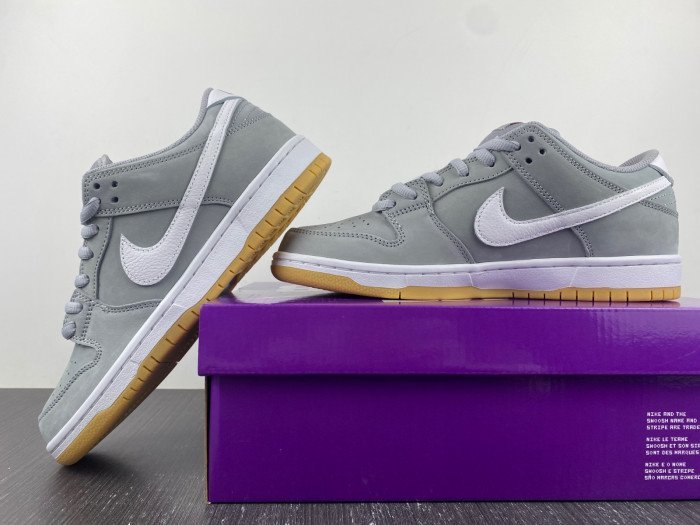Nike Sb Dunk Low Pro Iso Orange Label Wolf Grey Gum DV5464-001 - Bild 10