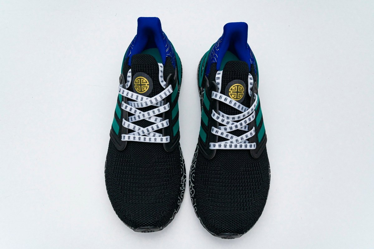 adidas Ultra BOOST 20 CONSORTIUM Black Glory Green Real Boost - Image 5