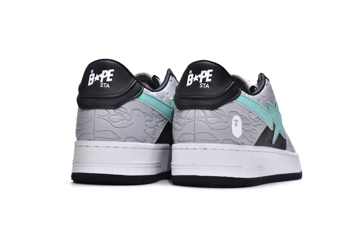 A Bathing Ape Bape Sta Low Grey Black - 画像13