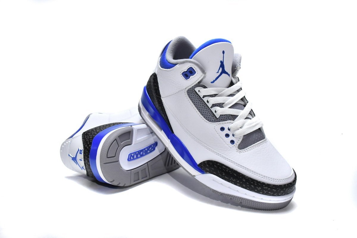 Air Jordan 3 Retro Racer Blue - صورة Air Jordan 3 Retro Racer Blue - صورة 2
