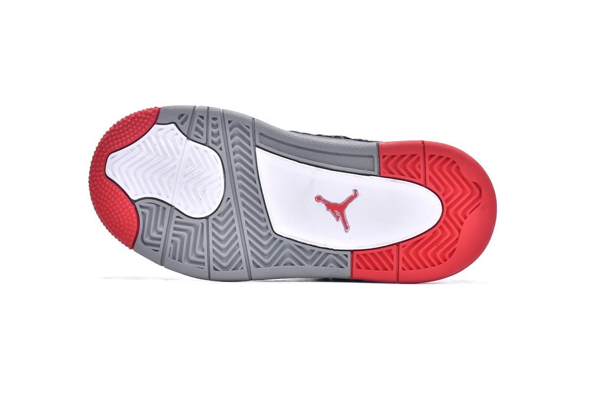 Air Jordan 4 Retro PS Bred(Kids) - Image 13